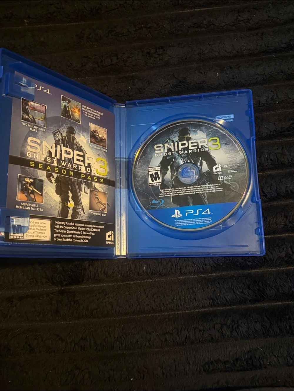 Sony PS4 Sniper Ghost Warrior 3 Season Pass Edition - Blue